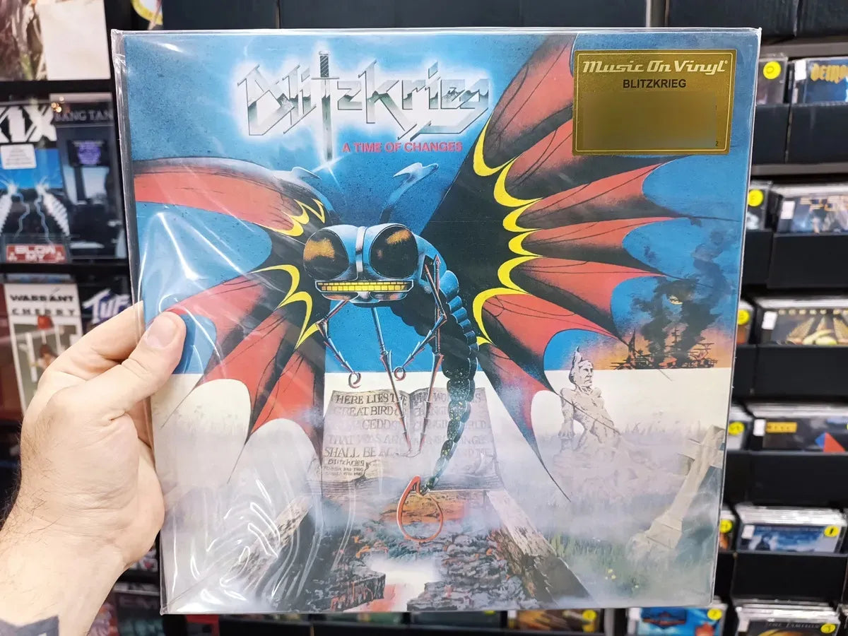 Lp Blitzkrieg - A Time Of Changes - Color Vinyl 180gr Number