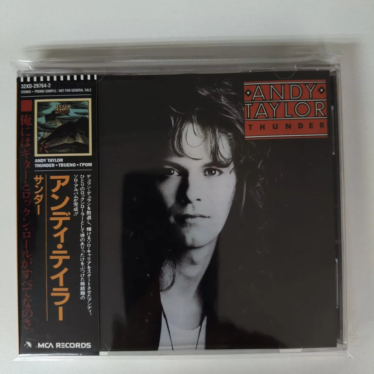 Cd Andy Taylor - Thunder 1987/2006 C/08 Bonus Japan C/obi