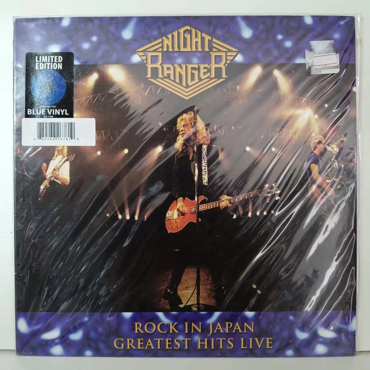Lp Night Ranger- Rock In Japan Greatest Hits Live Blue Vinyl