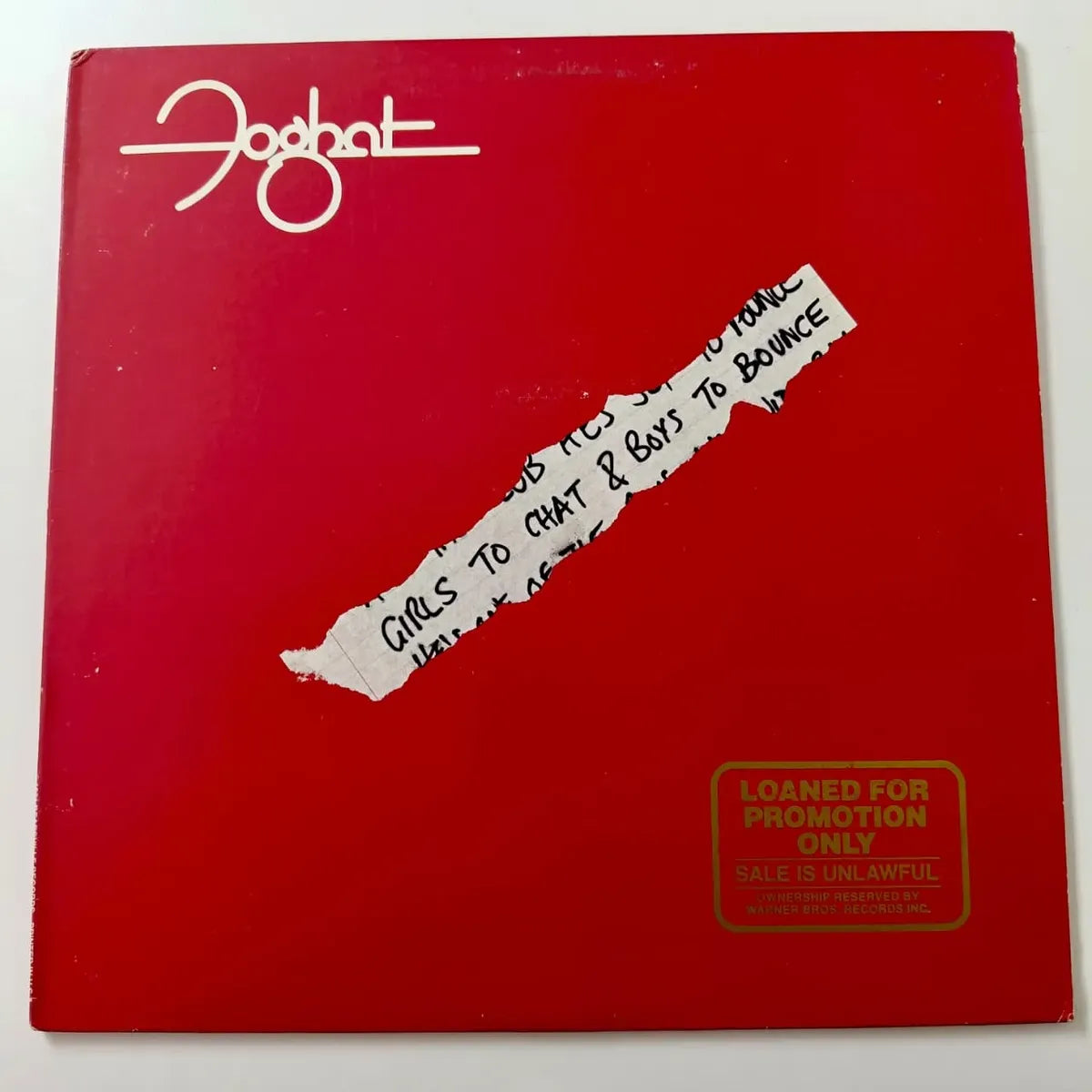 Lp Foghat - Girls To Chat & Boys To Bounce 1981 Importado