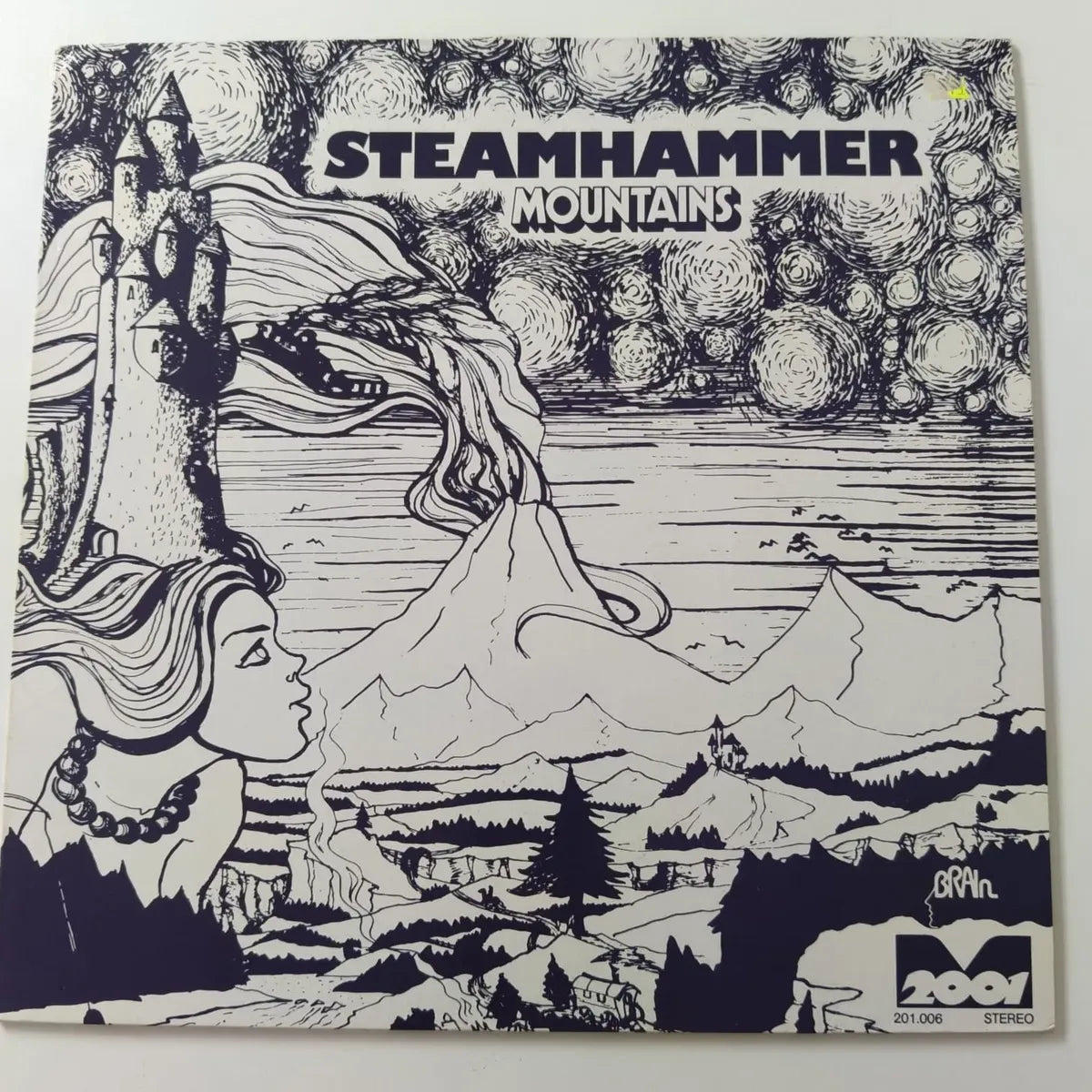 Lp Steamhammer - Mountains 1970 Prog Rock / Vinil Alemão Imp