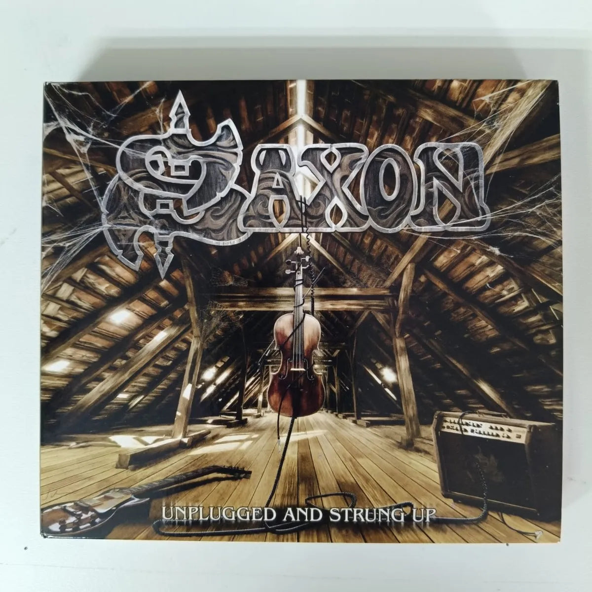 Cd Saxon - Unplugged And Strung Up Digipack Duplo Import