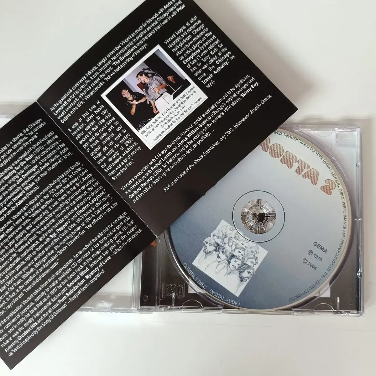 Cd Aorta - Aorta 2 1970/2004 Psychedelic Rock Cd Importado