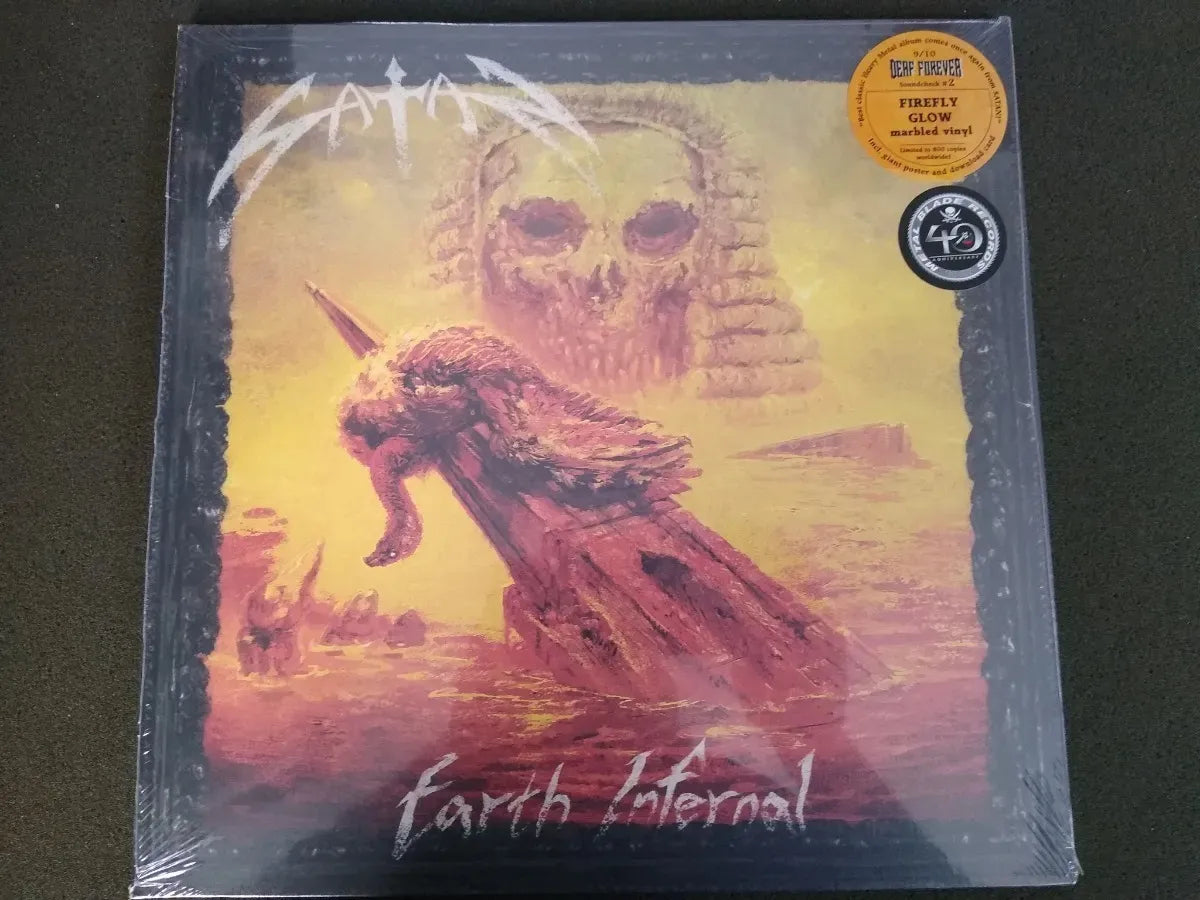 Lp - Satan  - Earth Infernal - Limited Vinyl Marble Glow