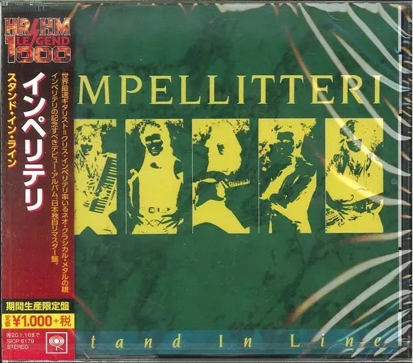 Cd Impellitteri- Stand In Line (1988/2019) Jap C/obi Lacrado