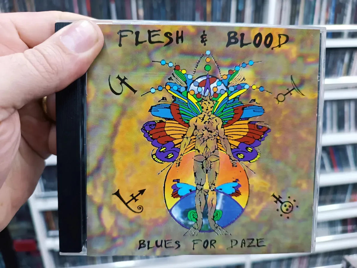 Cd Flesh & Blood - Blues For Daze * Uk -  Hard Rock - 1997