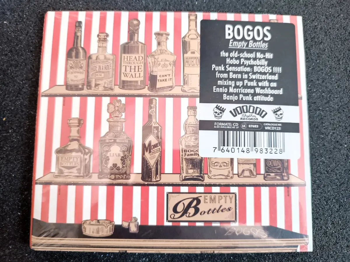 Cd - Bogos - Empty Bottles * Switzerland - Psychobilly 2022