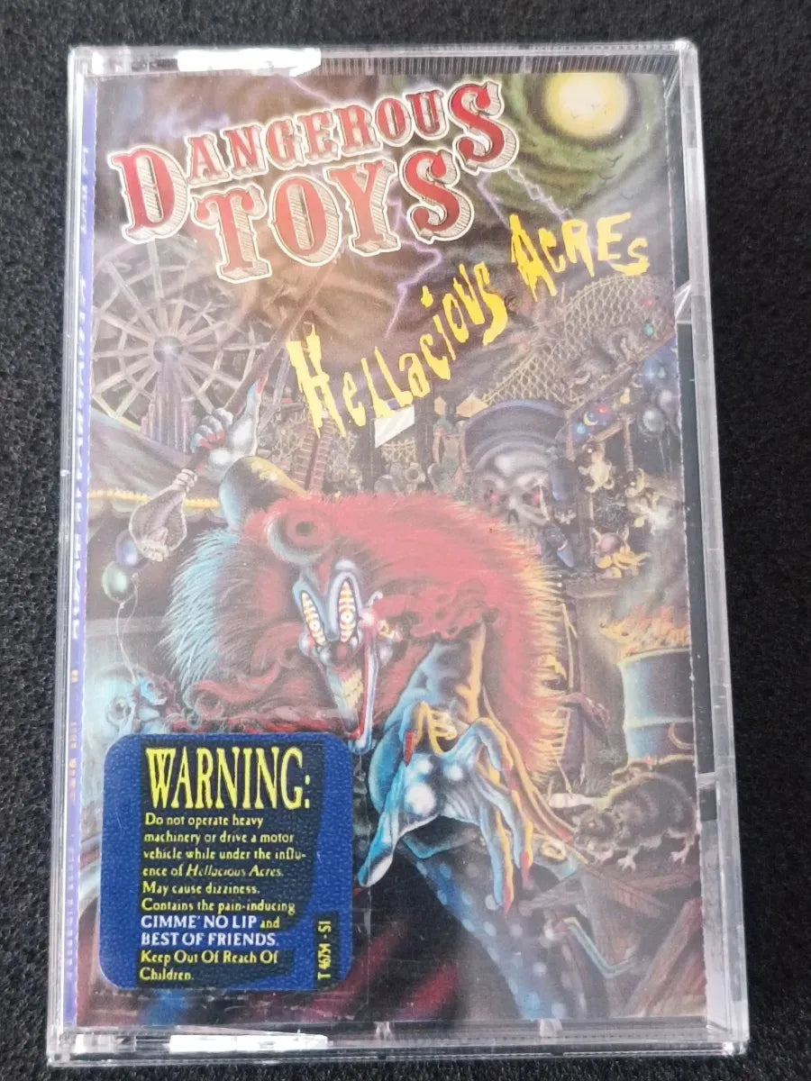 K7 Cassete - Dangerous Toys - Hellacious Acres * Us - 1991