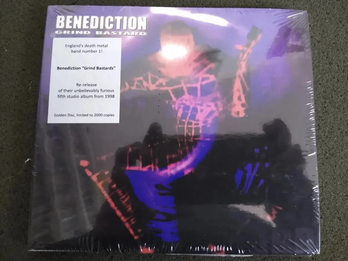 Cd - Benediction - Grind Bastard C/bonus *poland - Ltd Edit