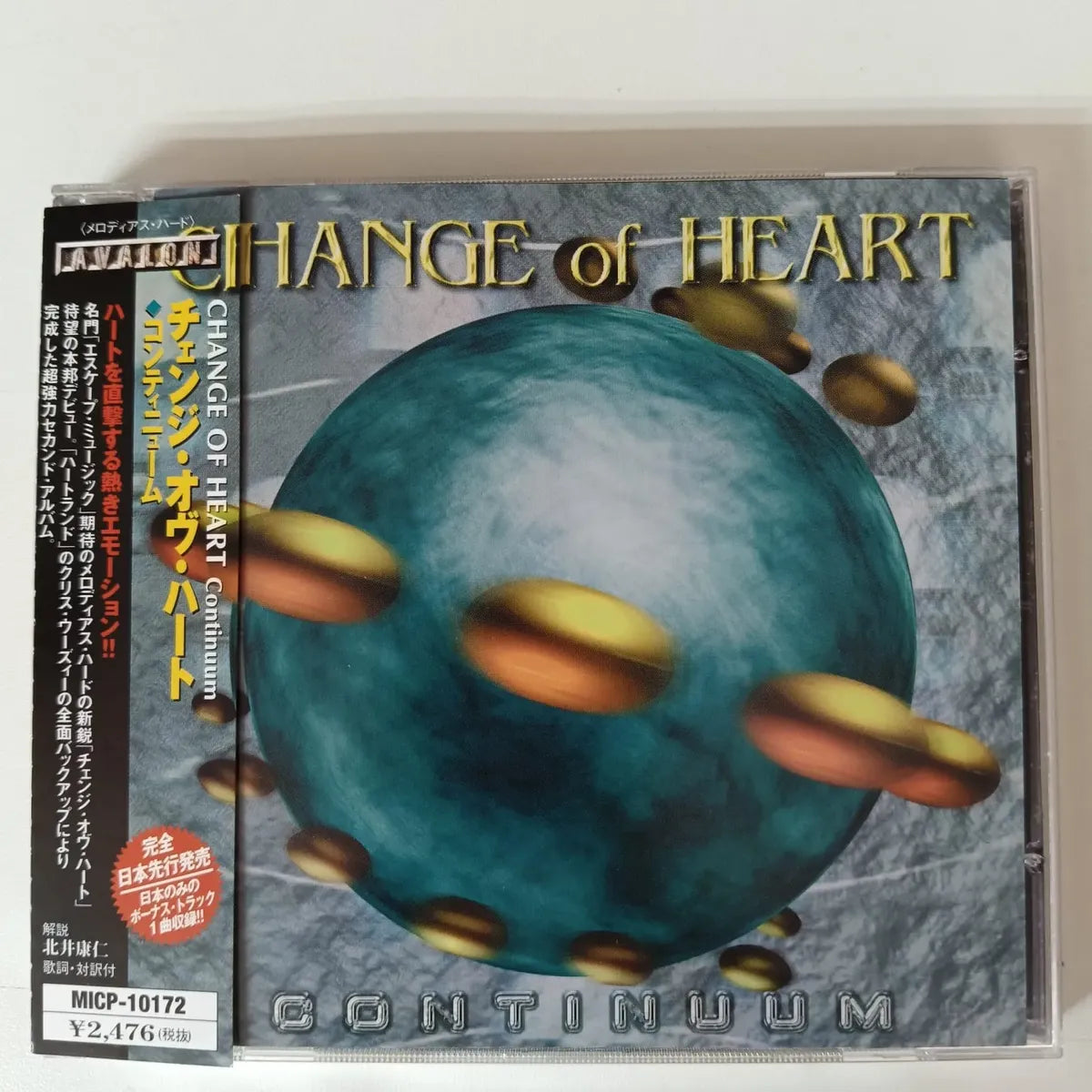 Cd Change Of Heart - Continuum 2002 Gary Howe Import C/obi