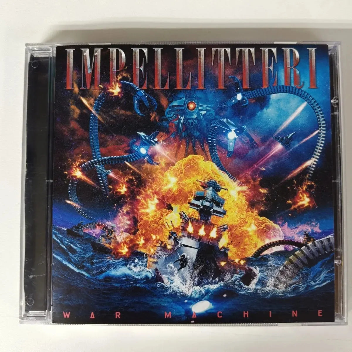 Cd Impellitteri-war Machine *rob Rock White Metal
