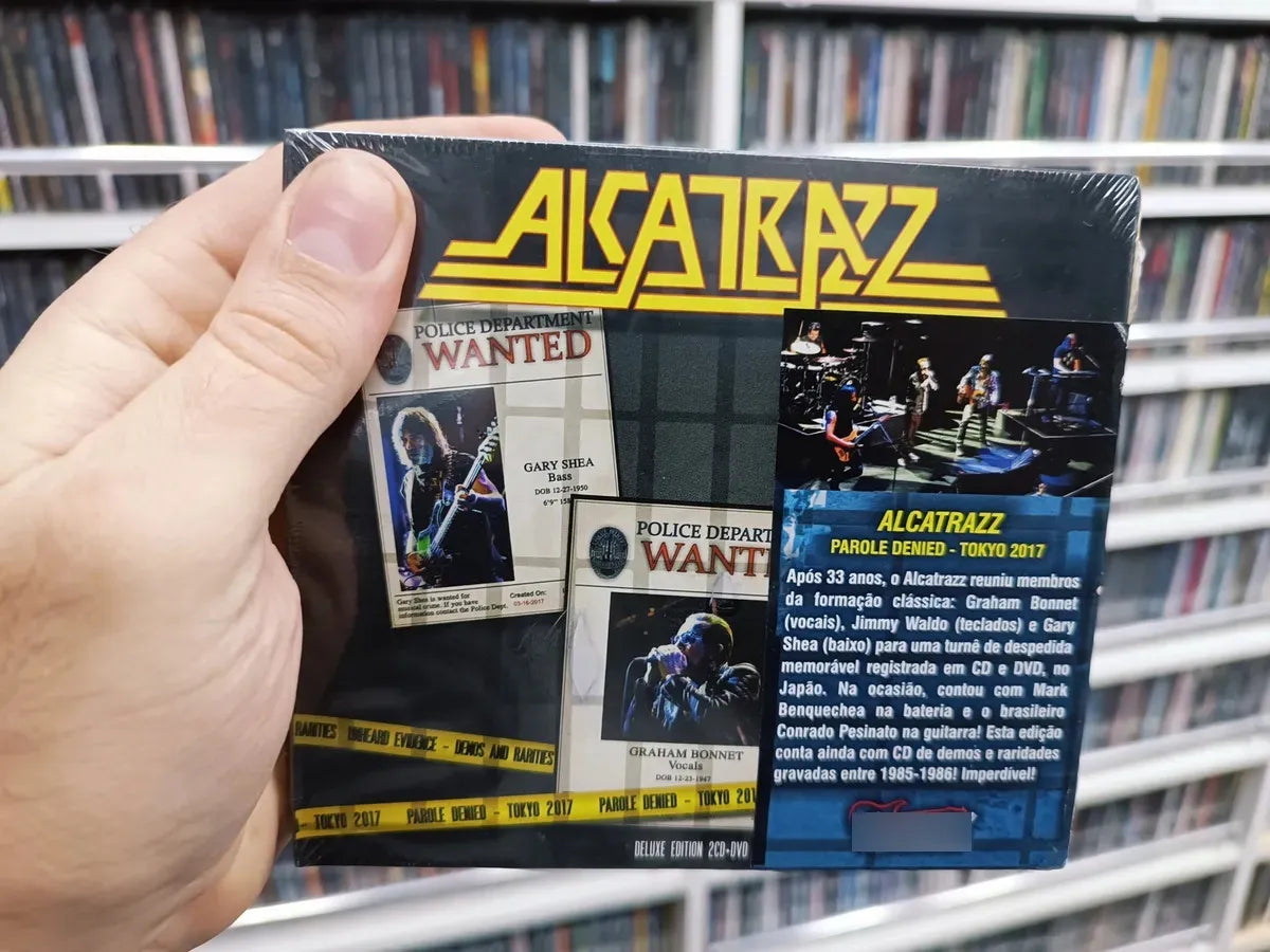 Cd Dvd Alcatrazz - Parole Denied - Tokyo 2017 * Nac - Triplo