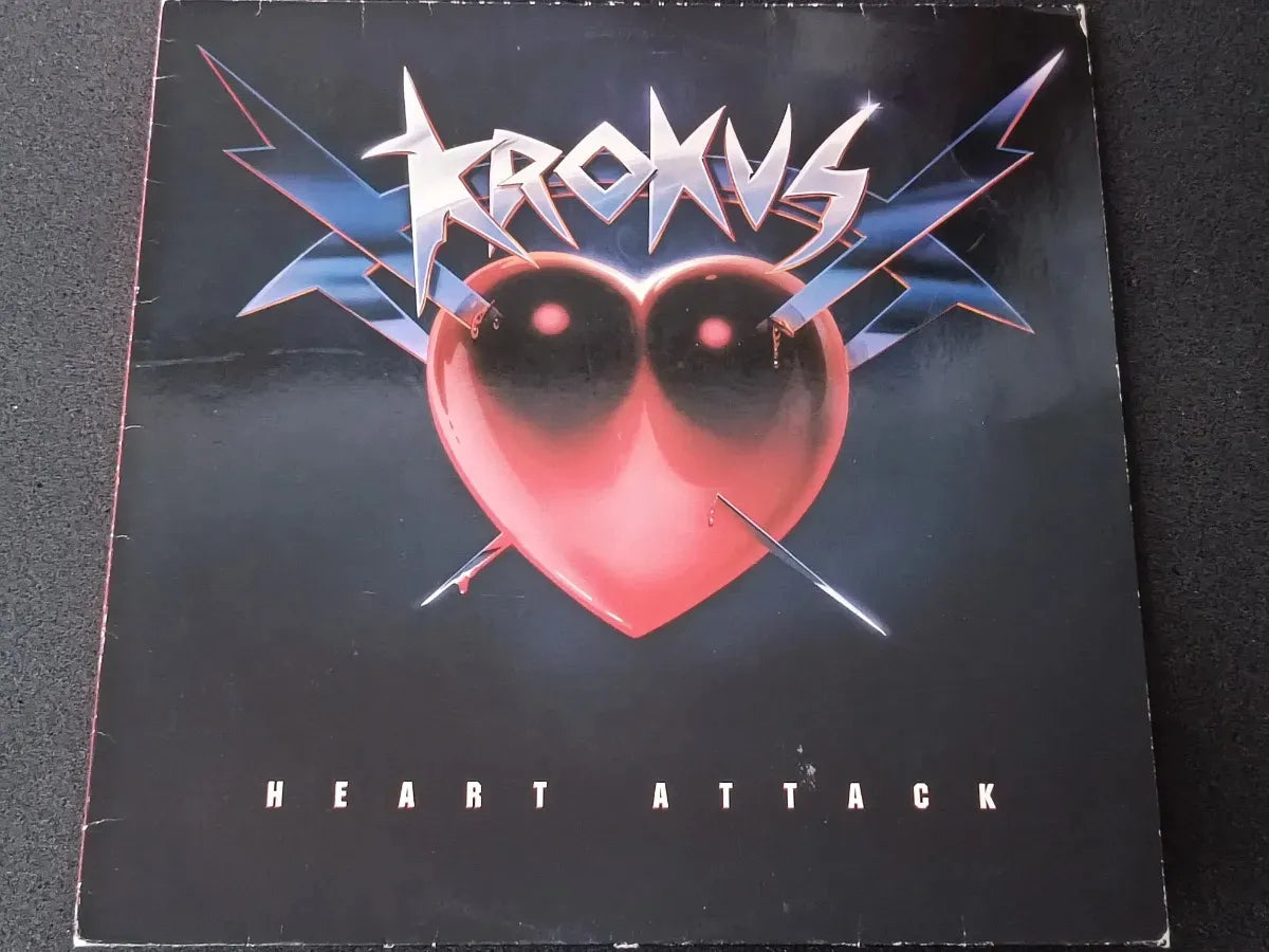 Lp - Krokus - Heart Attack * Germany - 1988 - De Época