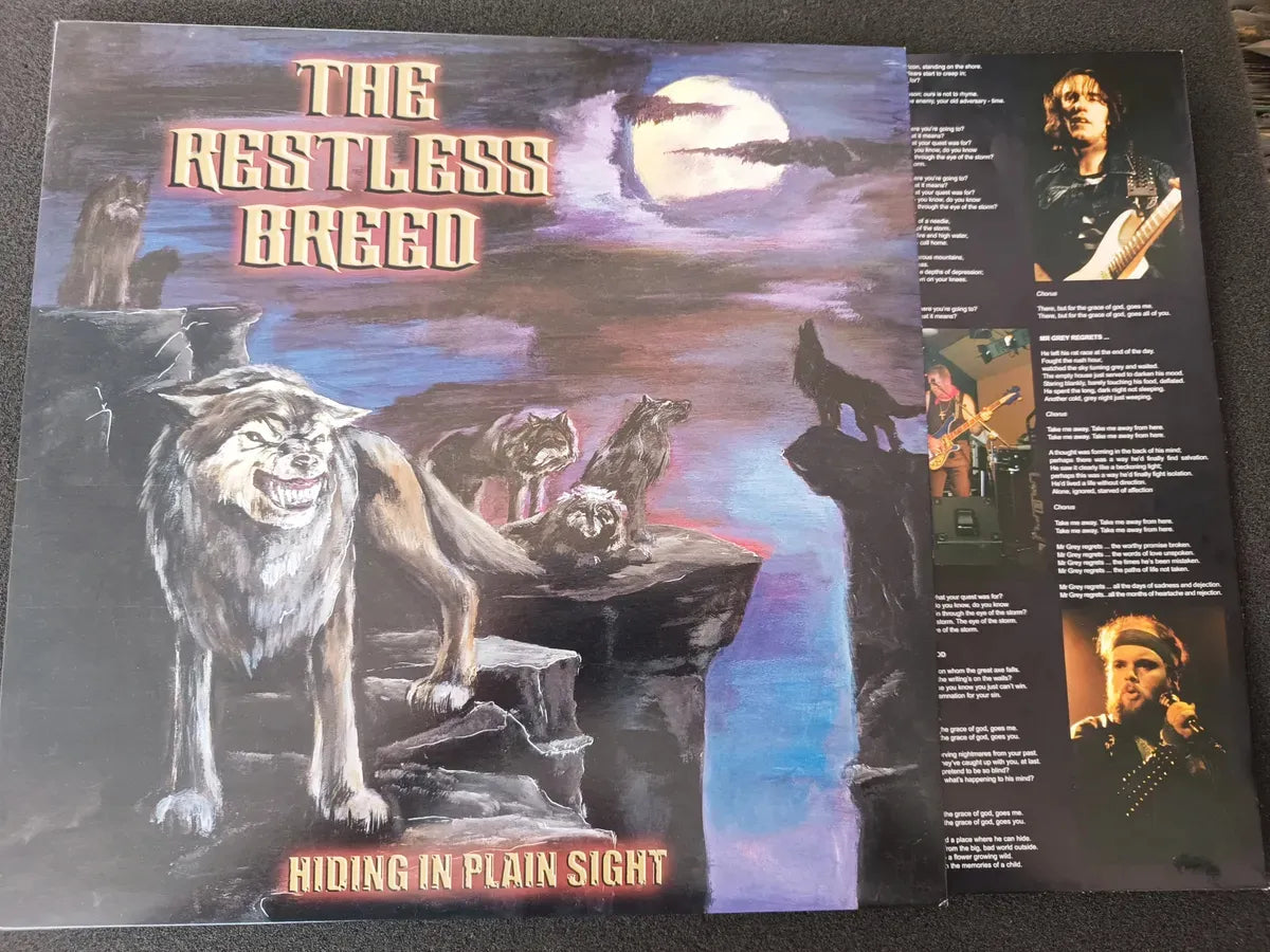 Lp The Restless Breed - Hiding In Plain Sight * Germ - Heavy