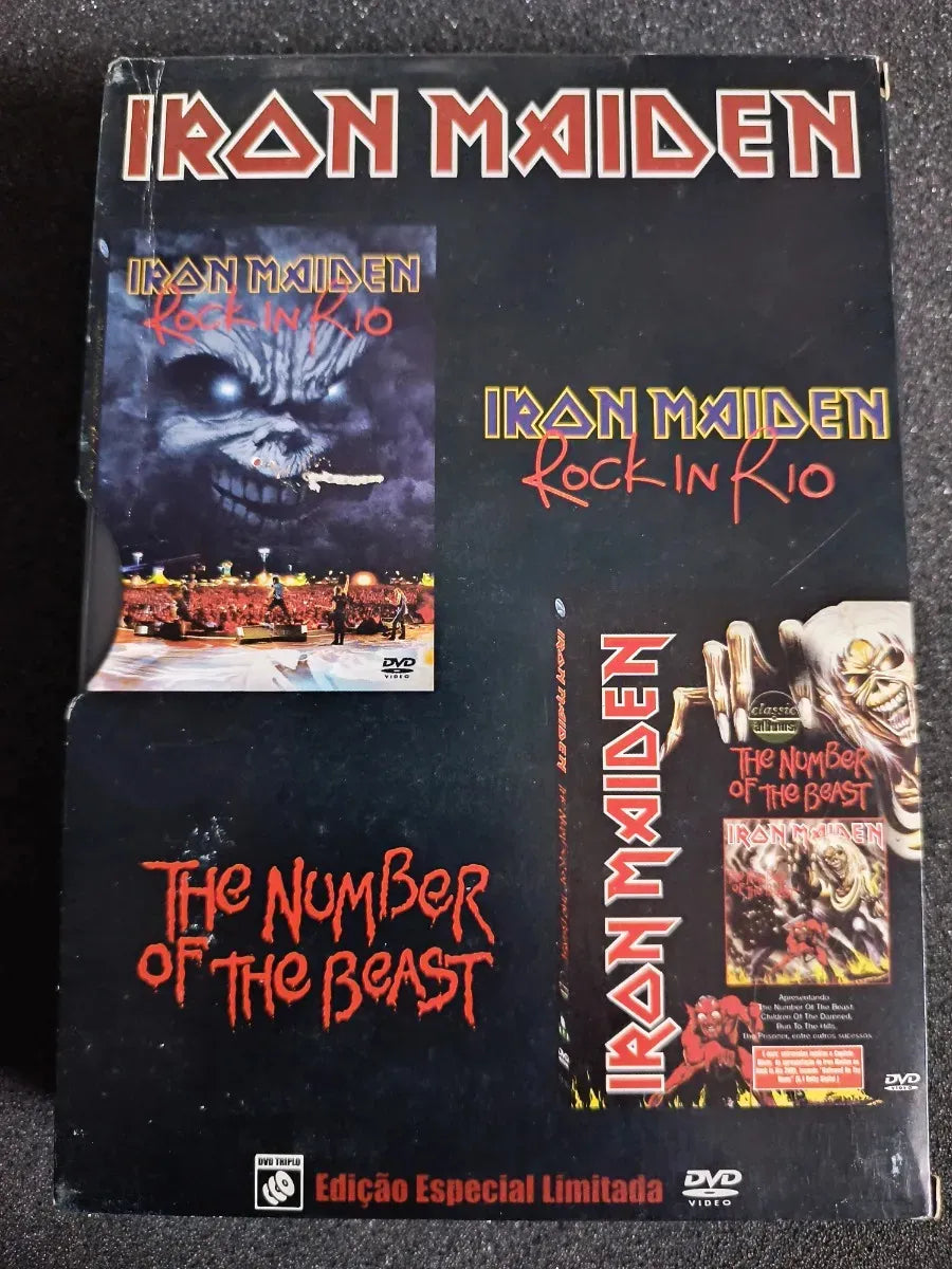 Dvd - Iron Maiden - Rock In Rio / The Number. * Nac Ltd Edit
