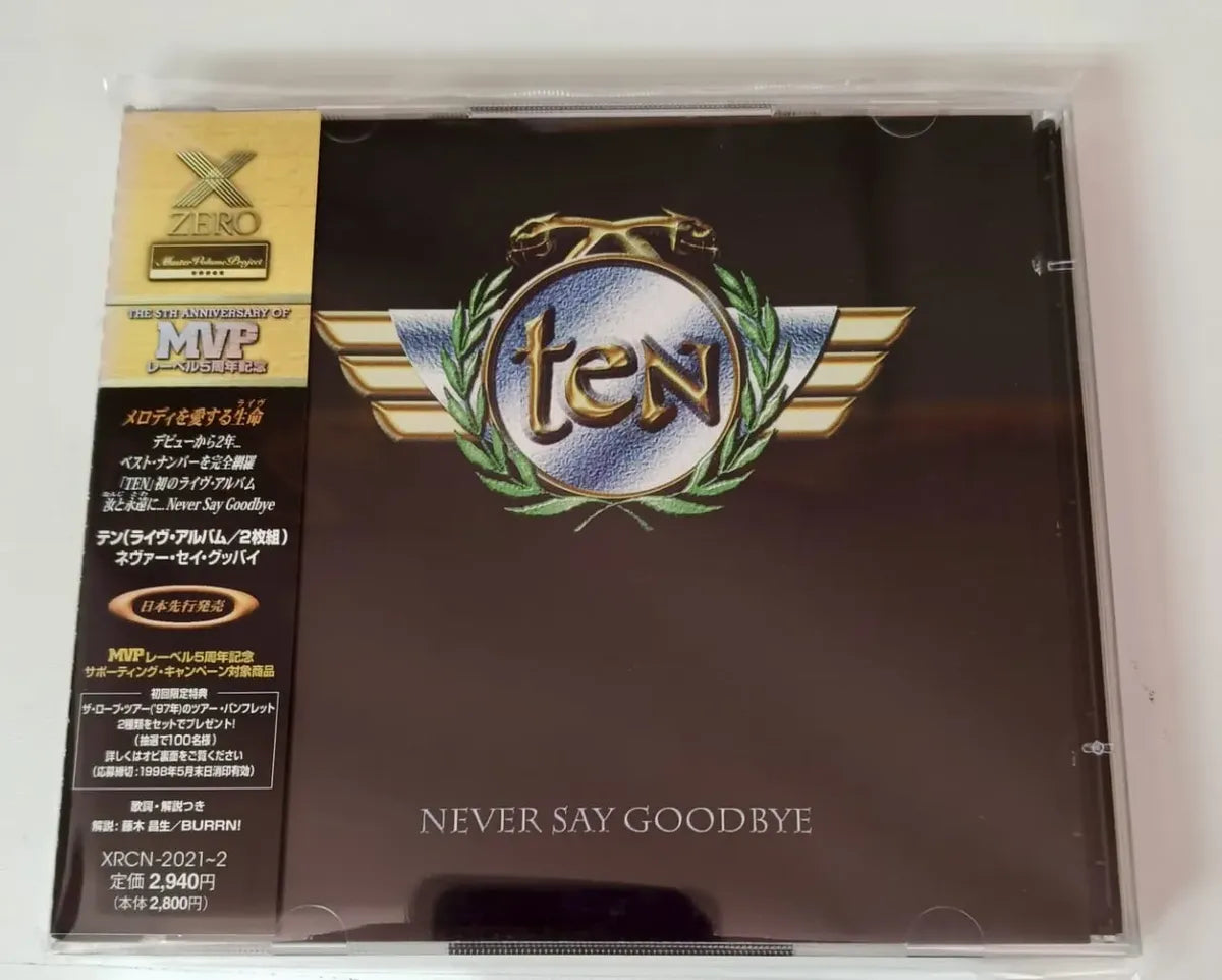 Cd Ten - Never Say Goodbye Duplo C/bonus Japonês C/obi 1998