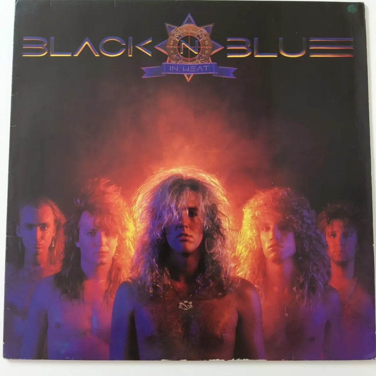 Lp Black N Blue - In Heat Hard Rock 1988 Vinil De Época Imp