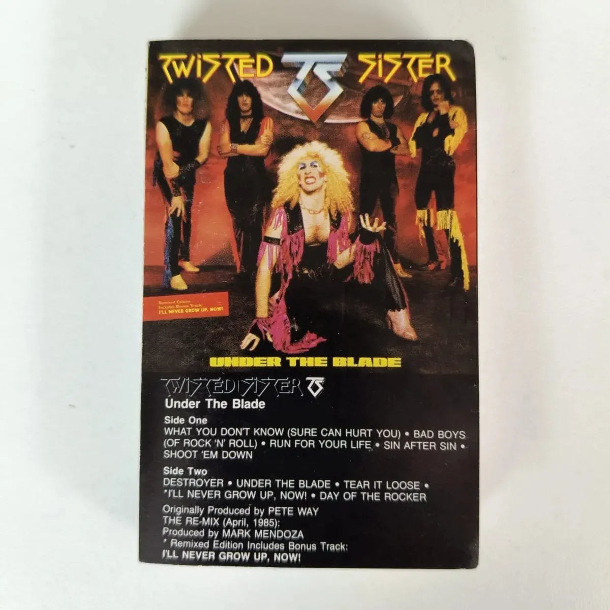 K7 Cassete - Twisted Sister-under The Blade Importada 1985
