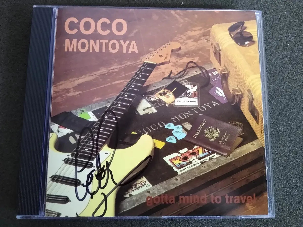 Cd - Coco Montoya  Gotta Mind To Travel - Us - Autografado