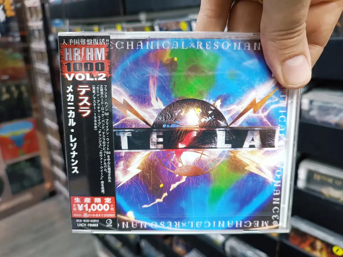 Cd Tesla - Mechanical Resonance * Jap C/ Obi - Hard - Sealed