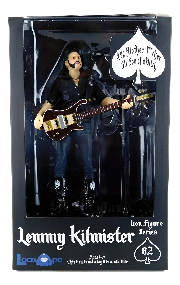 Boneco Lemmy Kilmister Motorhead - Loco Ape Icon Figures Imp