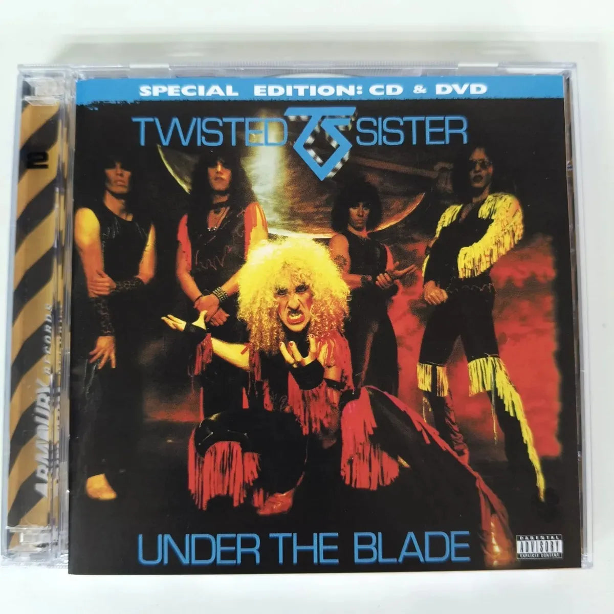 Cd Twisted Sister - Under The Blade Cd + Dvd Ed Special Nac