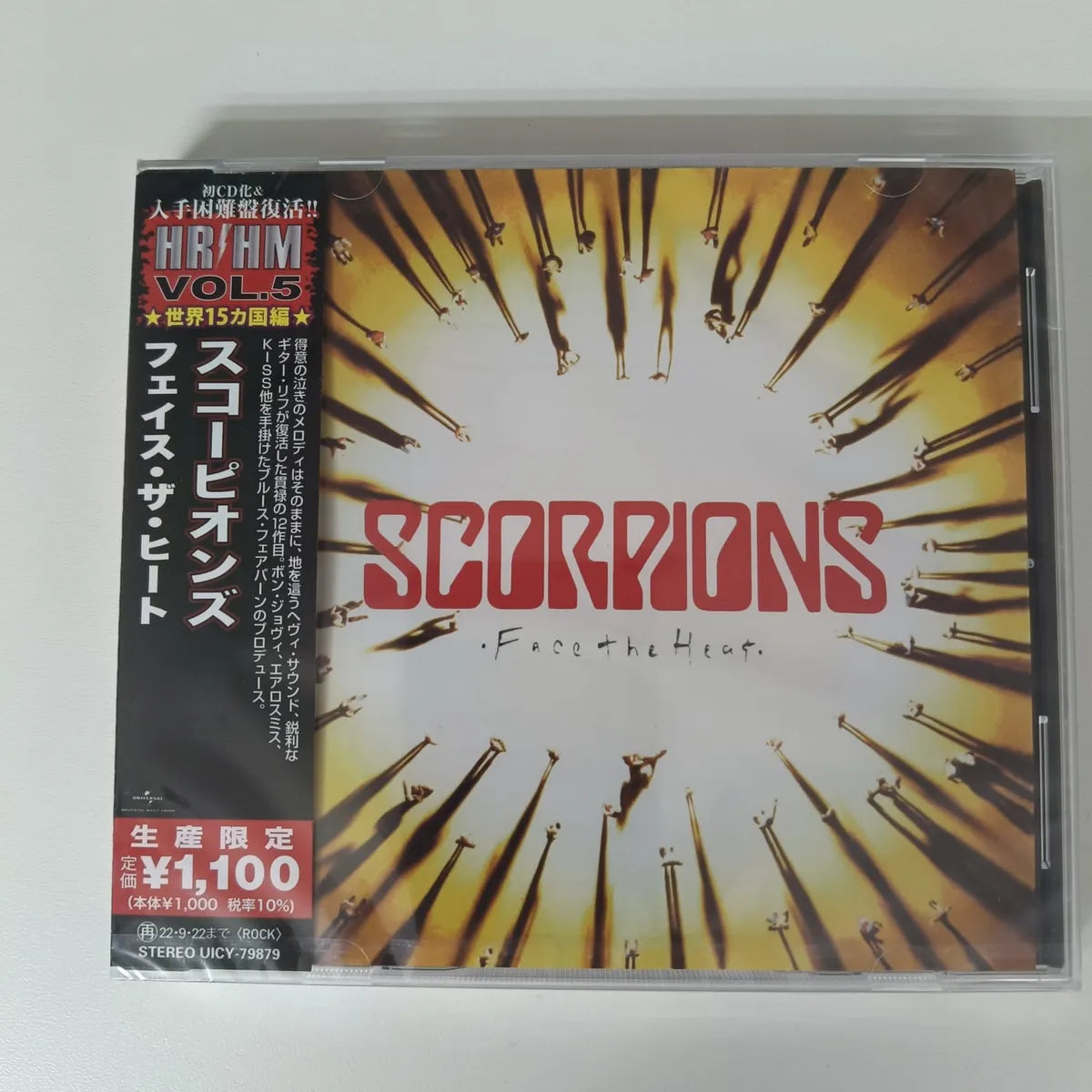 Cd Scorpions- Face The Heat C/bonus Edição Japan C/obi New
