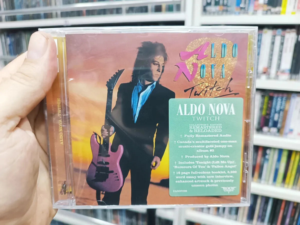 Cd Aldo Nova - Twitch * Eu - Aor - Rock Candy - Sealed