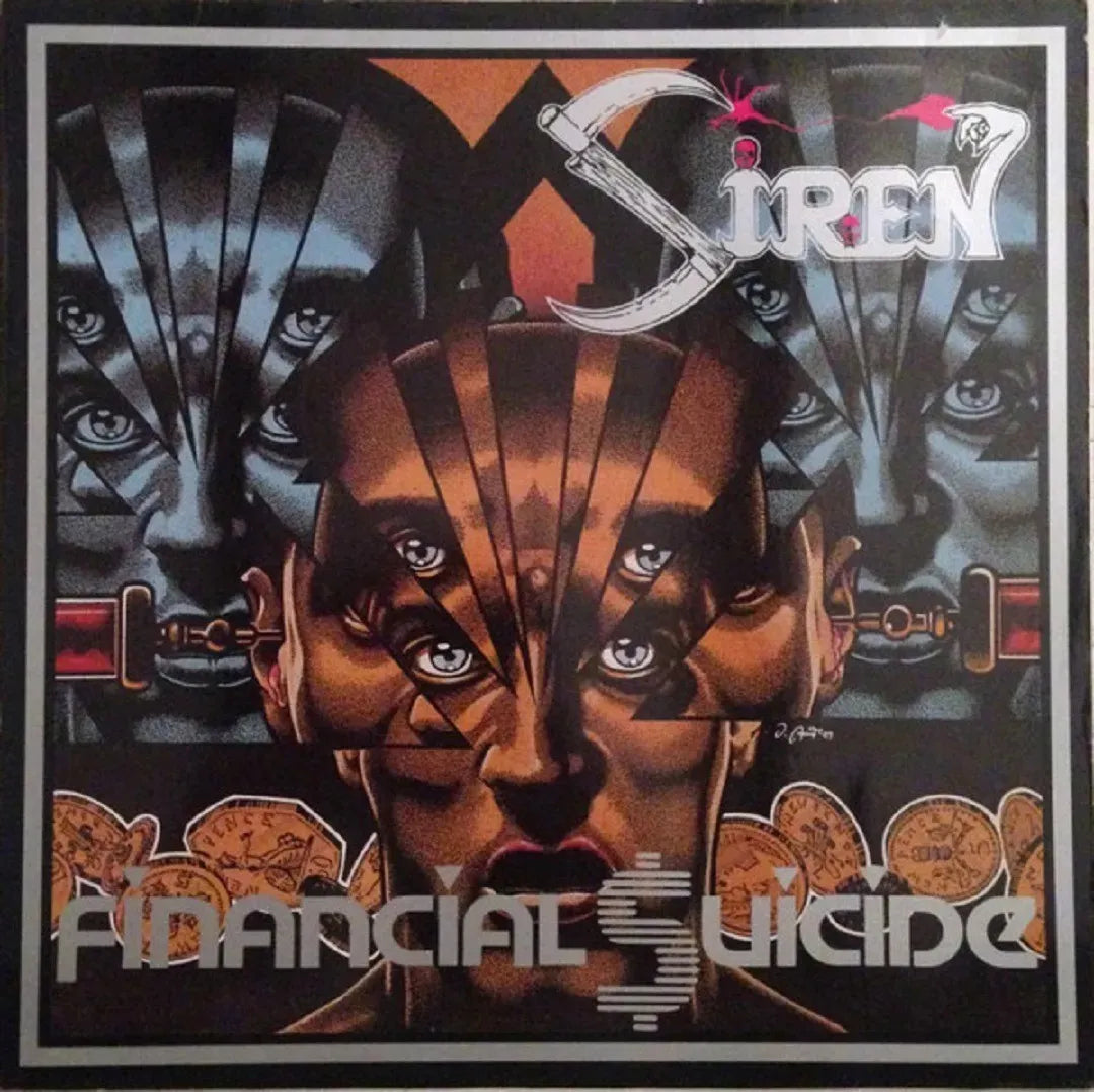 Cd Siren - Financial Suicide (1989) Heavy Metal Importado