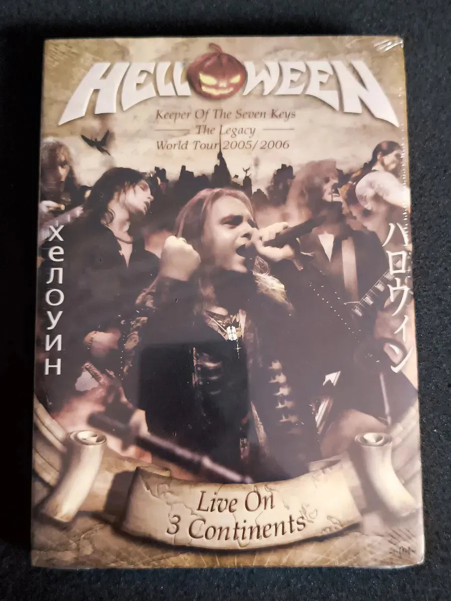 Dvd - Helloween - Live On 3 Continents * Nac - Duplo Sealed