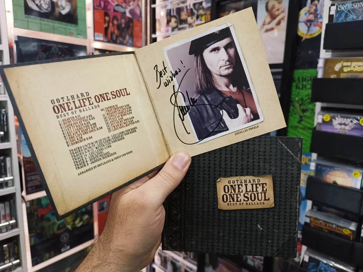 Cd Gotthard - One Life One Soul - Autografado Steve Lee & ..