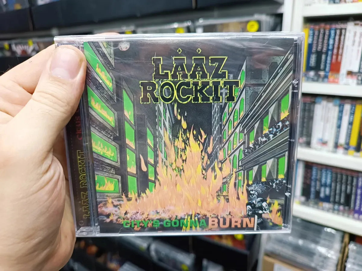 Cd Laaz Rockit - City's Gonna Burn C/bonus * Nac - Sealed