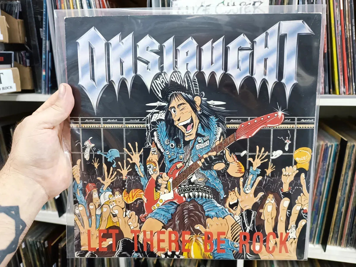 Lp Onslaught - Let There Be Rock * Uk - Single - Thrash 1989