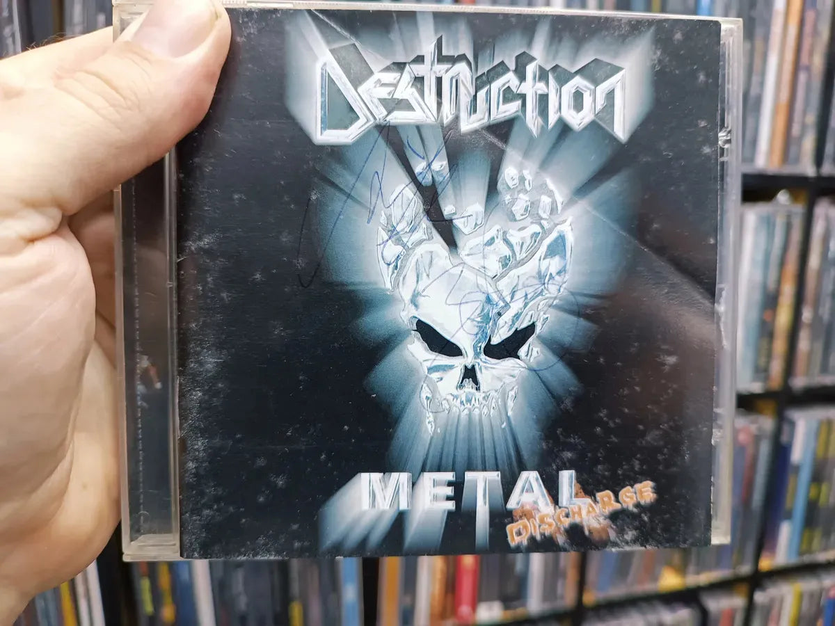 Cd Destruction - Metal Discharge * Nac - Autografado - Leia