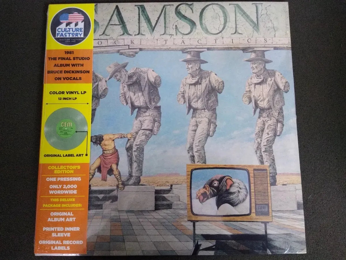 Lp - Samson - Shock Tactics * Us - Color Vinyl - Dickinson