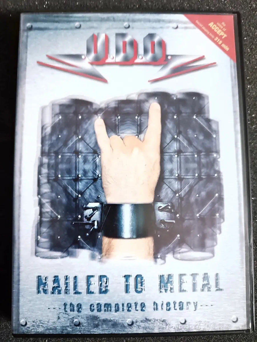 Dvd - U.d.o. - Nailed To Metal - The Complete History * Nac