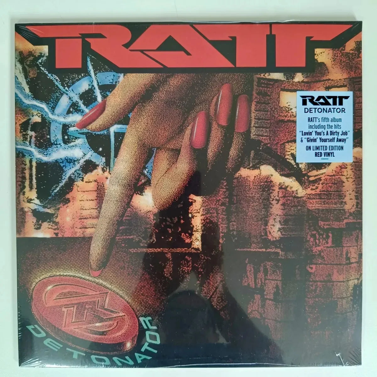 Lp Ratt - Detonator - Limited Edit Red Vinyl Selado Importad