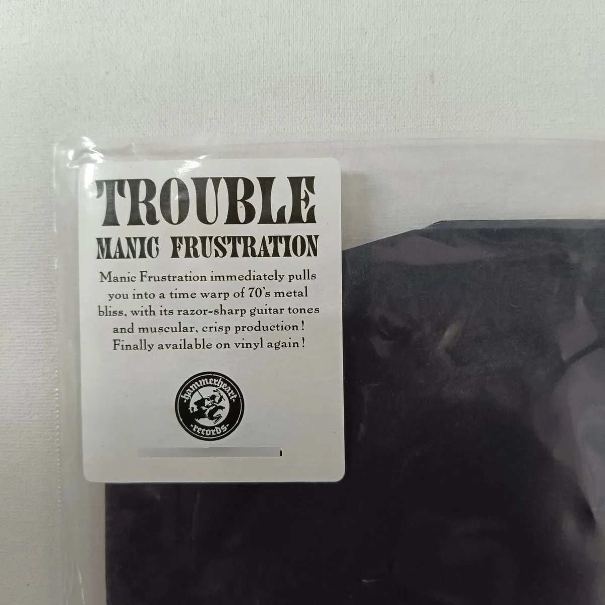 Lp Trouble- Manic Frustation 2020 (sem Capa) Somente Vinil