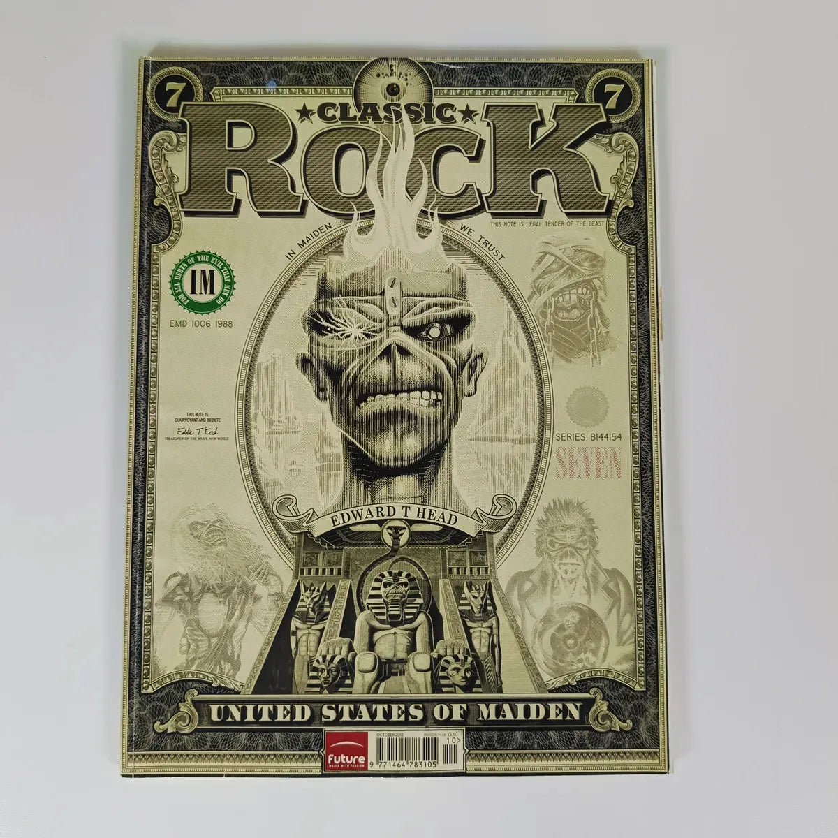 Revista Classic Rock Iron Maiden Deep Purple