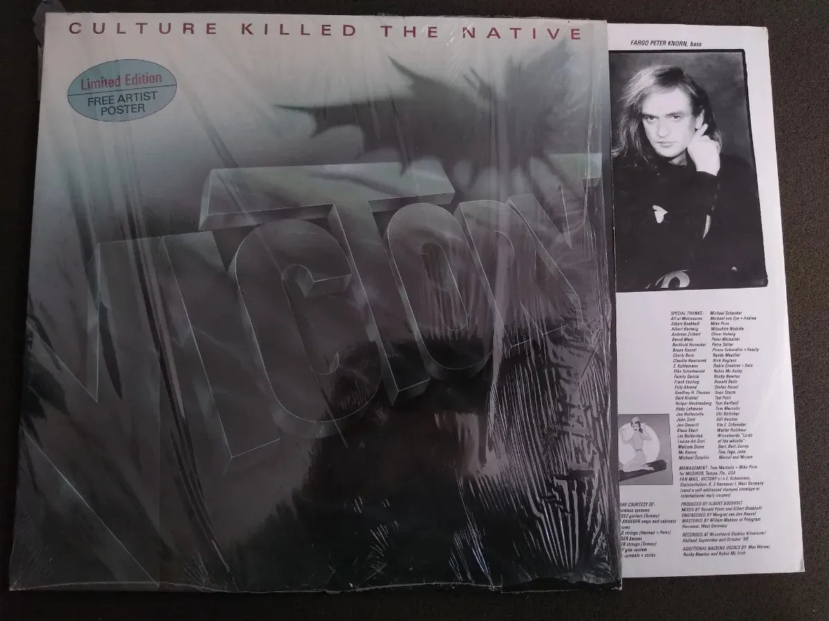 Lp - Victory - Culture Killed The Native * Eu - Hard/heavy