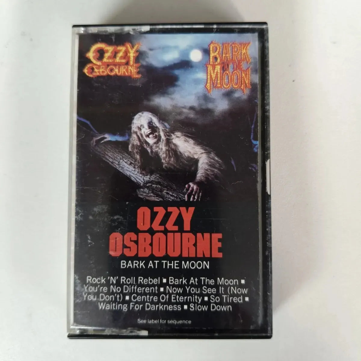 K7 Ozzy Osbourne - Bark At The Moon 1983 Dolby System Import