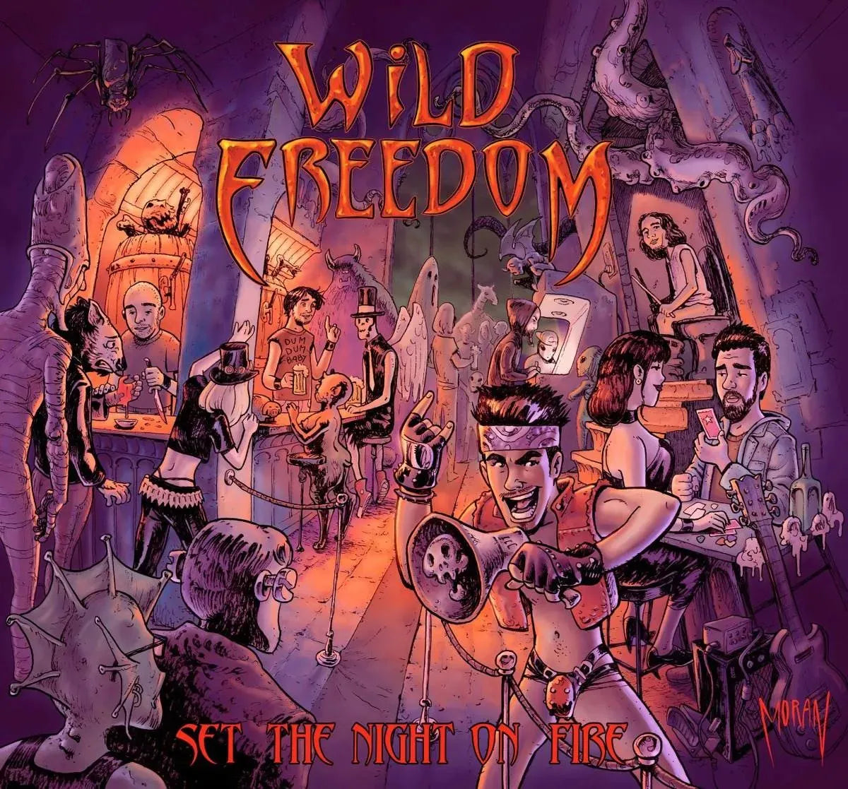 Cd Wild Freedom-set The Night On Fire*hard Rock Heavy Metal