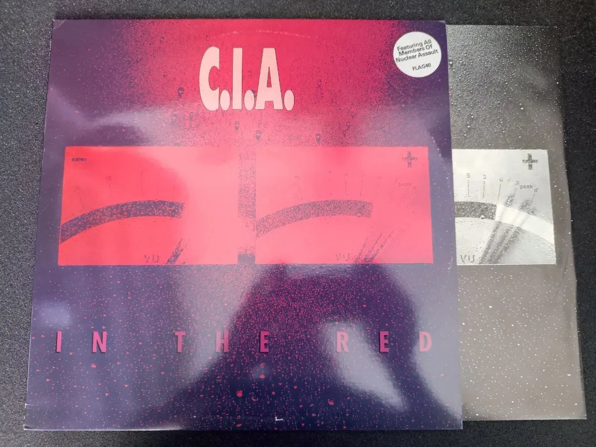 Lp - C.i.a. - In The Red * France - Heavy Metal / Thrash
