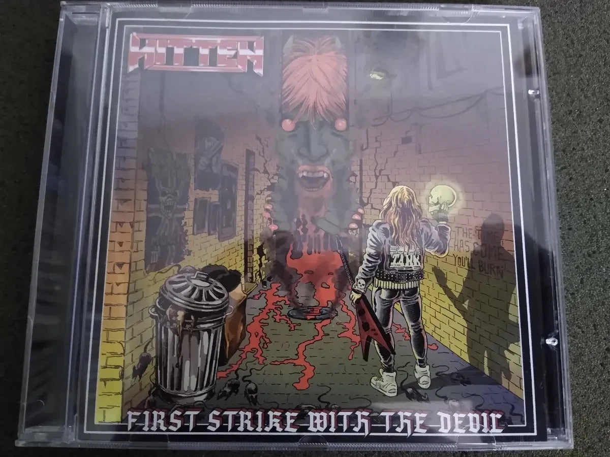 Cd -  Hitten  First Strike With The Devil *germany - Heavy