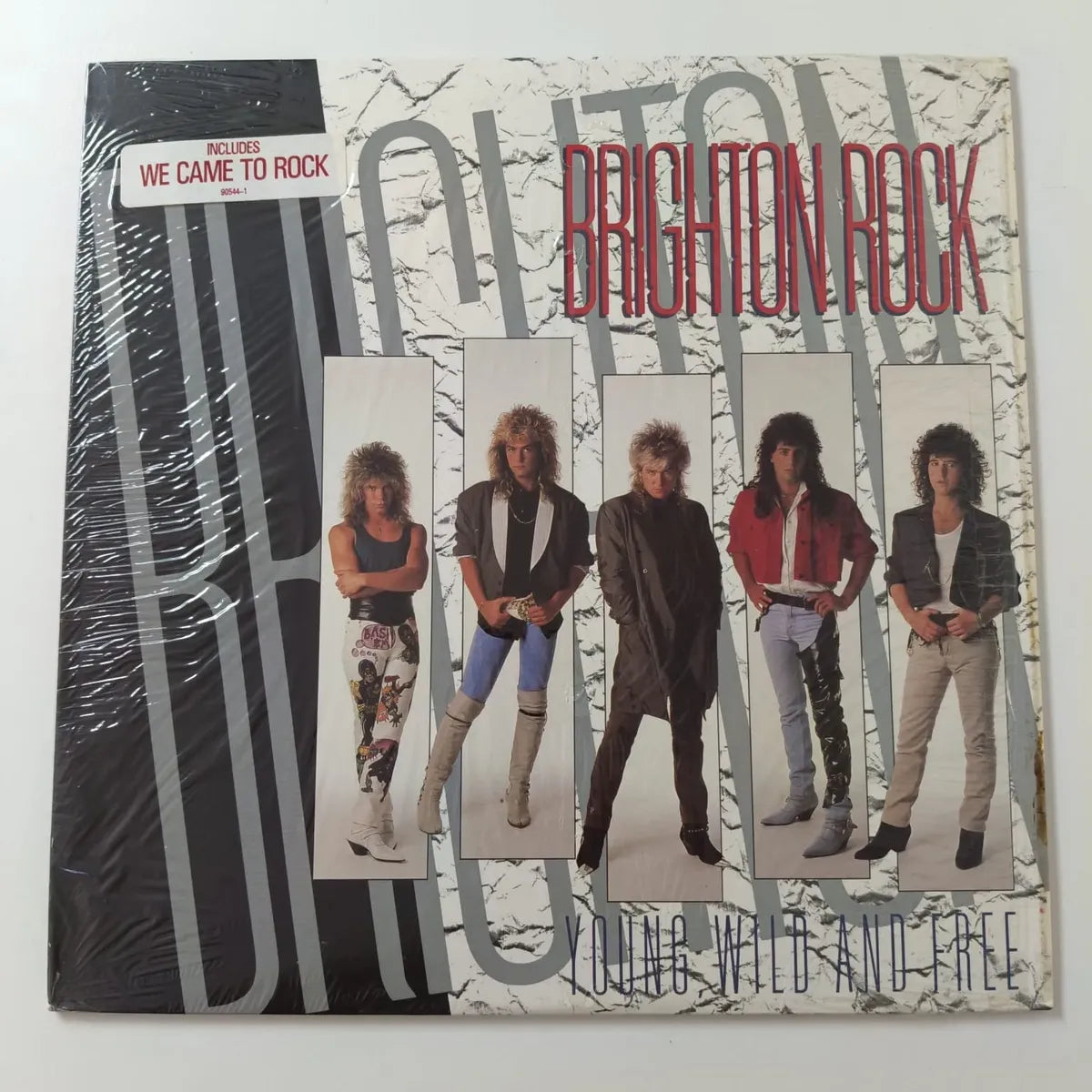 Lp Brighton Rock - Young, Wild And Free 1986 Vinil De Época