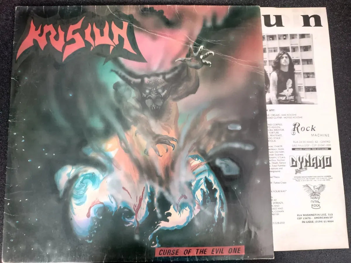 Lp - Krisiun / Viollent Hate - Curse Of The Evil One / In Be