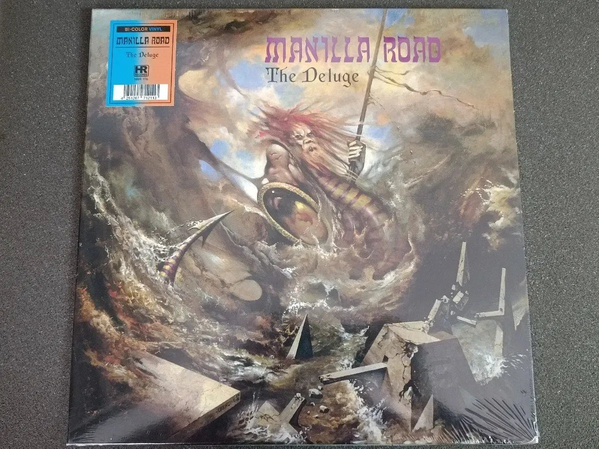 Lp - Manilla Road - The Deluge * Germany - Bicolor Vinyl