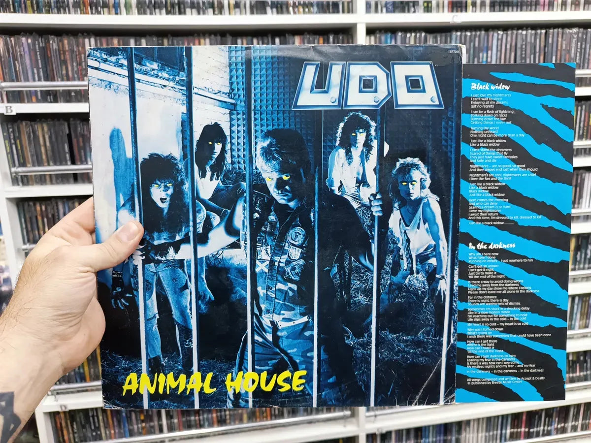 Lp U.d.o. - Animal House * Nac - Heavy - De Época - Usado