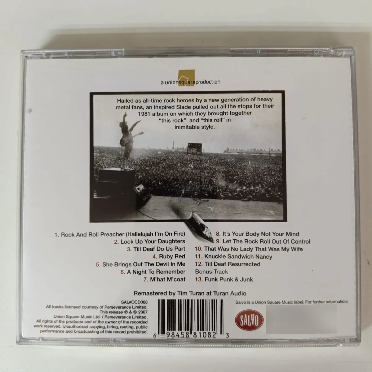Cd Slade - Till Deaf Do Us Part C/bonus 2007 Cd Importado