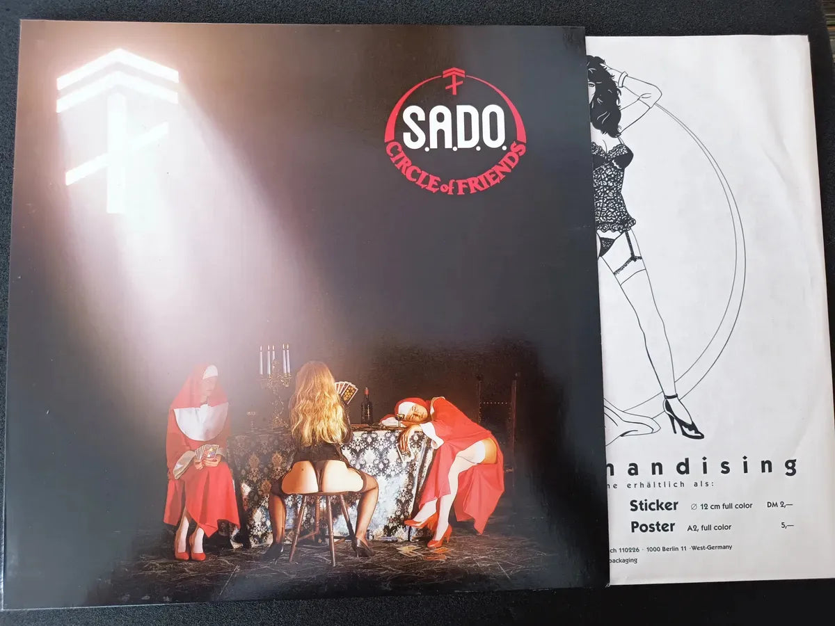 Lp - S.a.d.o. - Circle Of Friends * Eec - Heavy Metal - 1987